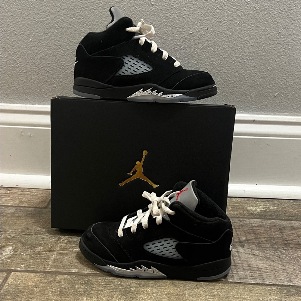 2025 Air Jordan 5 Retro OG TD 'Black Metallic Reimagined size 10c
